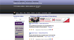 Desktop Screenshot of citations-celebres.com